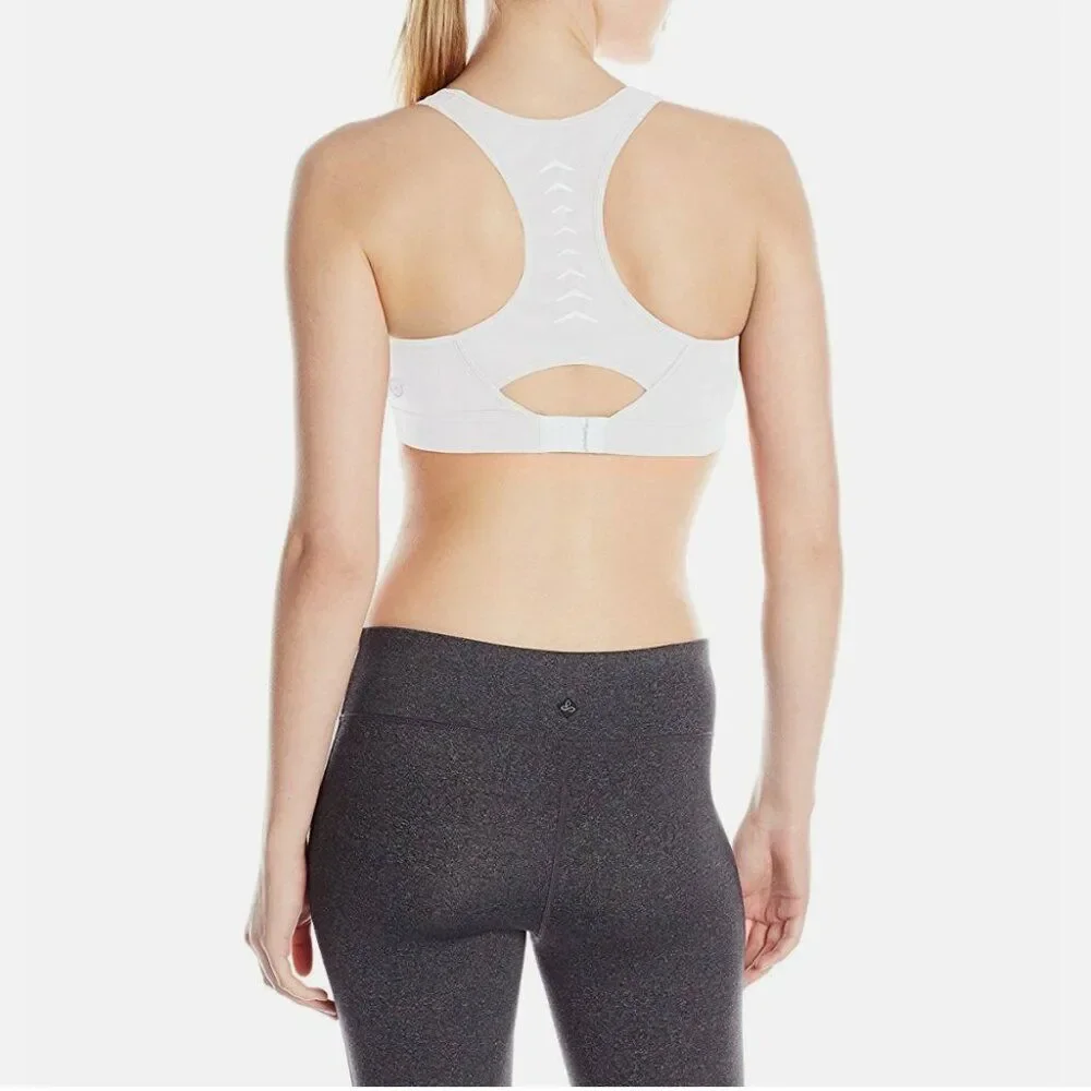 Puma Women's Classic White Sports Bra‎ Large